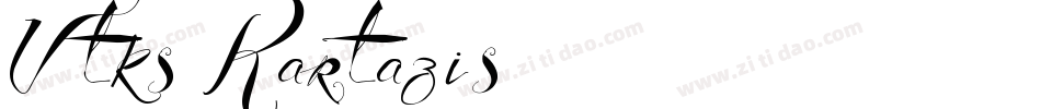 Vtks Kartazis字体转换